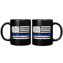 Load image into Gallery viewer, DEA AGENT AMERICAN FLAG PATRIOTIC TROOPER COP THIN BLUE LINE LAW ENFORCEMENT OFFICER (NEW)
