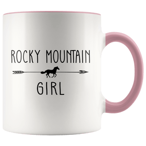 RobustCreative-Rocky Mountain Horse Girl Gifts Horses Lover Riding Racing - 11oz Accent Mug Riding Lover Gift Idea