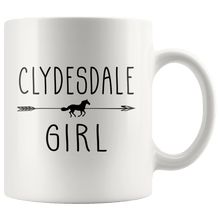 Load image into Gallery viewer, RobustCreative-Clydesdale Horse Girl Gifts Horses Lover Riding Racing - 11oz White Mug Racing Lover Gift Idea
