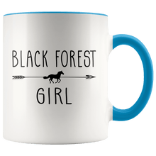 Load image into Gallery viewer, RobustCreative-Black Forest Horse Girl Gifts Horses Lover Riding Racing - 11oz Accent Mug Riding Lover Gift Idea
