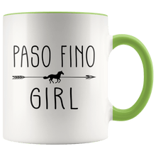 Load image into Gallery viewer, RobustCreative-Paso Fino Horse Girl Gifts Horses Lover Riding Racing - 11oz Accent Mug Riding Lover Gift Idea
