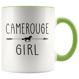 RobustCreative-Camerouge Horse Girl Gifts Horses Lover Riding Racing - 11oz Accent Mug Racing Lover Gift Idea