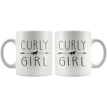 Load image into Gallery viewer, RobustCreative-Curly Horse Girl Gifts Horses Lover Riding Racing - 11oz White Mug Riding Lover Gift Idea
