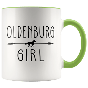 RobustCreative-Oldenburg Horse Girl Gifts Horses Lover Riding Racing - 11oz Accent Mug Riding Lover Gift Idea