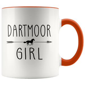 RobustCreative-Dartmoor Horse Girl Gifts Horses Lover Riding Racing - 11oz Accent Mug Racing Lover Gift Idea