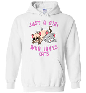 RobustCreative-Just a Girl Who Loves Cats: Animal Spirit Hoodie