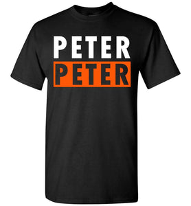 RobustCreative-Peter Peter Pumpkin Eater Couples Halloween Costume T-shirt Matching Last Minute Outfit Black
