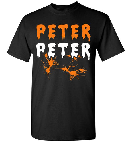 RobustCreative-Halloween T-shirt Peter Peter Pumpkin Eater Couples Costume Matching Last Minute Outfit Black