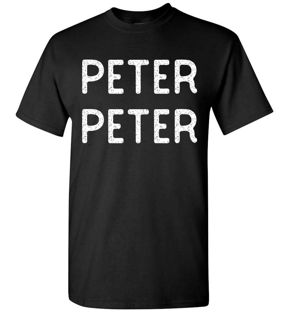RobustCreative-Halloween Peter Peter Pumpkin Eater Couples Costume T-shirt Matching Last Minute Outfit Black