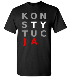 RobustCreative-Polska Konstytucja T-shirt Solidarity Solidarnosc Black