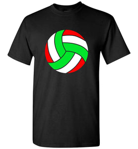 RobustCreative-Volleyball Iran Flag T-shirt gift for Player Words Terms Vocabulary Black