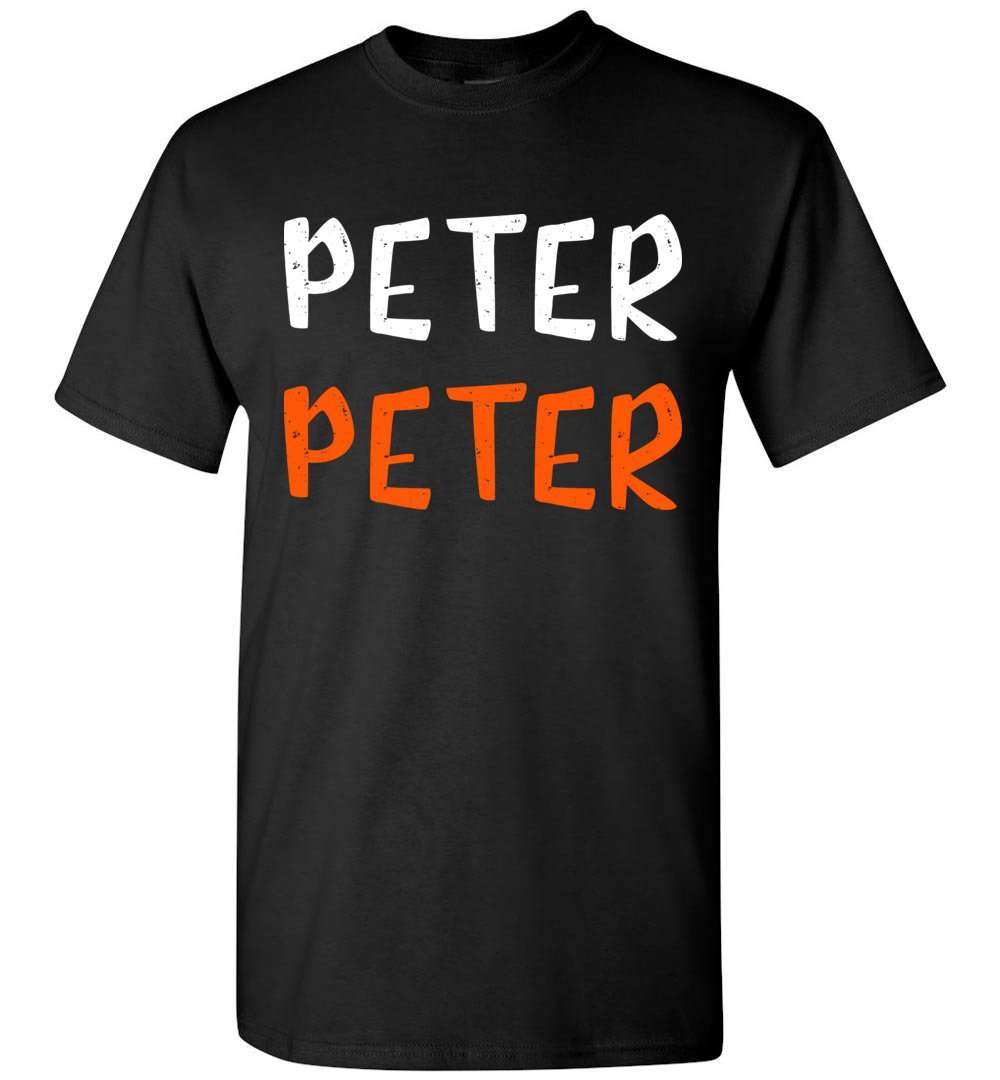 RobustCreative-Halloween Peter Peter Pumpkin Eater Couples Costume T-shirt Matching Last Minute Outfit Black