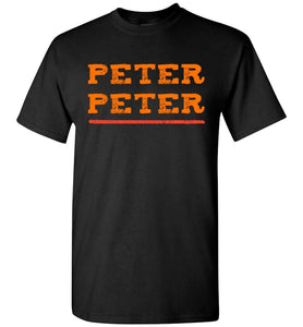 RobustCreative-Peter Peter Halloween T-shirt Halloween Costume Couples Party Black
