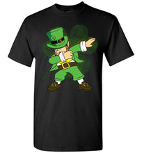 Load image into Gallery viewer, RobustCreative-Dabbing St Patricks Day - Dabechaun Funny Leprechaun T-Shirt

