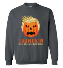 Load image into Gallery viewer, RobustCreative-Trumpkin Donald Trump Pumpkin Head Funny Jack-O&#39;-Lantern Halloween T-Shirt
