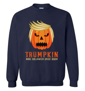 RobustCreative-Trumpkin Donald Trump Pumpkin Head Funny Jack-O'-Lantern Halloween T-Shirt