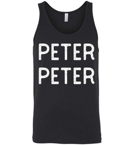 RobustCreative-Halloween Peter Peter Pumpkin Eater Couples Costume Tank Top Matching Last Minute Outfit Black