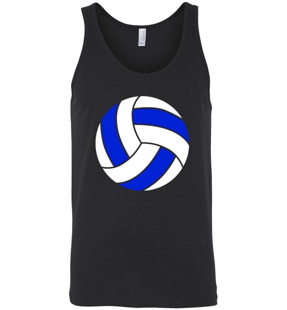 RobustCreative-Volleyball Finland Flag Tank Top gift for Player Words Terms Vocabulary Black