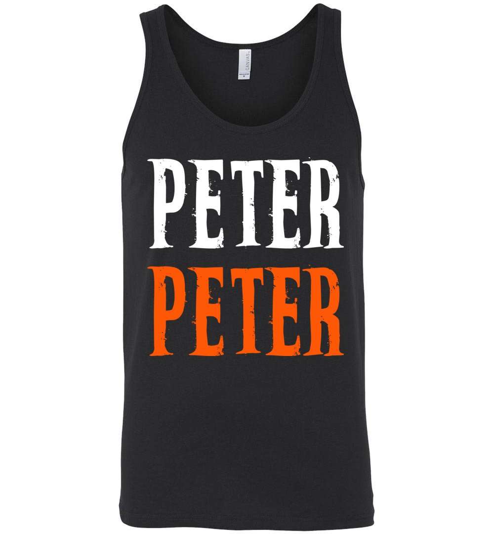 RobustCreative-Peter Peter Pumpkin Eater Couple Costume Halloween Tank Top Matching Last Minute Outfit Black