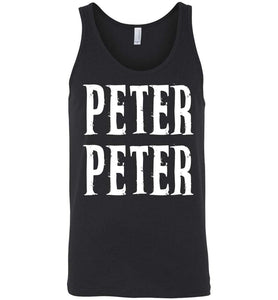 RobustCreative-Halloween Couples Costume Peter Peter Pumpkin Eater Tank Top Matching Last Minute Outfit Black