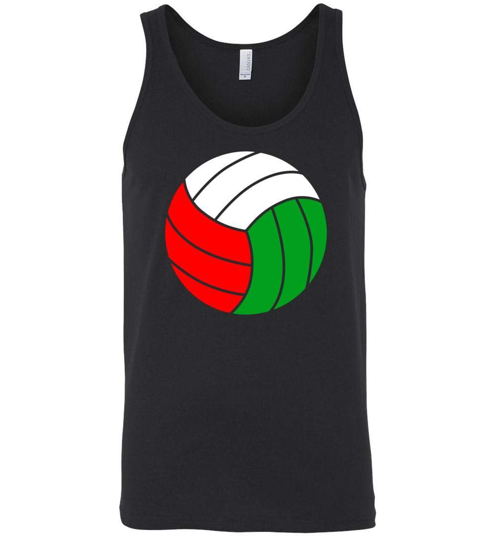 RobustCreative-Volleyball Bulgaria Flag Tank Top gift for Player Words Terms Vocabulary Black