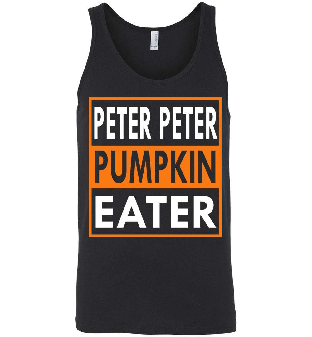 RobustCreative-Peter Peter Pumpkin Eater Matching Couple Halloween Tank Top Matching Last Minute Outfit Black