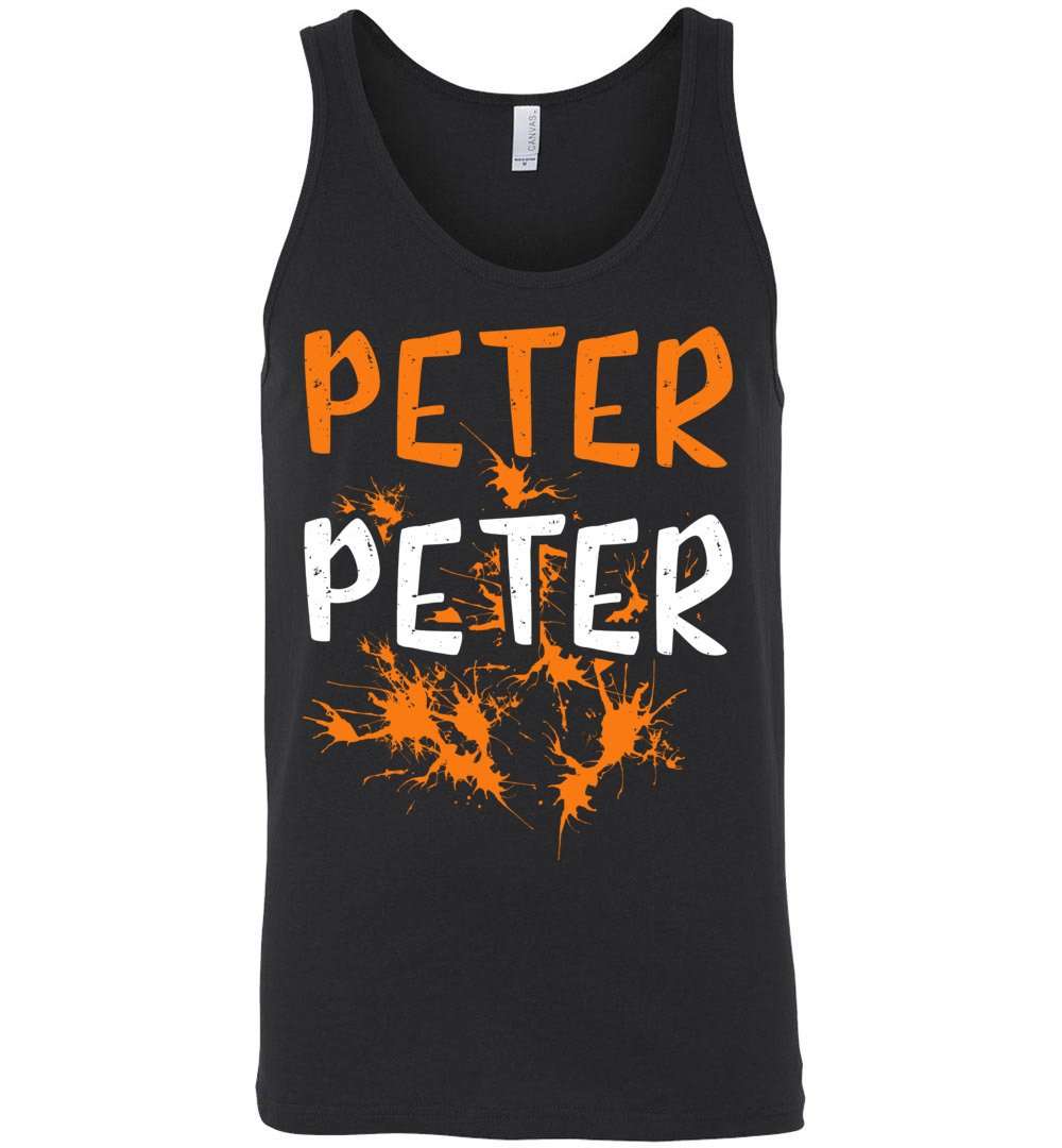 RobustCreative-Couples Costume Peter Peter Pumpkin Eater Splash Halloween Tank Top Matching Last Minute Outfit Black