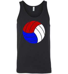 RobustCreative-Volleyball Netherlands Flag Tank Top gift for Player Words Terms Vocabulary Black