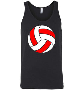 RobustCreative-Volleyball Poland Flag Tank Top gift for Player Words Terms Vocabulary Black