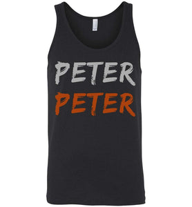 RobustCreative-Peter Peter Pumpkin Eater Halloween Matching Costume Tank Top Matching Last Minute Outfit Black