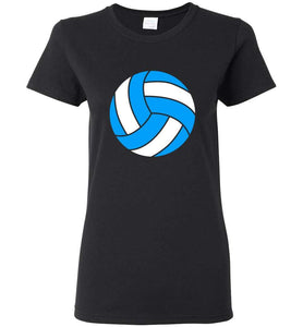 RobustCreative-Volleyball Argentina Flag Womens T-shirt gift for Player Words Terms Vocabulary Black