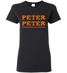RobustCreative-Peter Peter Halloween Womens T-shirt Halloween Costume Couples Party Black