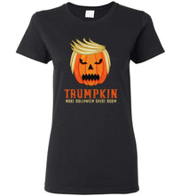 Load image into Gallery viewer, RobustCreative-Trumpkin Donald Trump Pumpkin Head Funny Jack-O&#39;-Lantern Halloween T-Shirt
