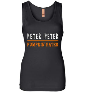 RobustCreative-Peter Peter Pumpkin Eater Womens Tank Top Halloween Costume Couples Party Black