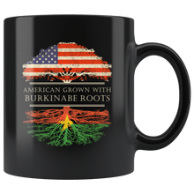 Load image into Gallery viewer, RobustCreative-Burkinabe Roots American Grown Fathers Day Gift - Burkinabe Pride 11oz Funny Black Coffee Mug - Real Burkina Faso Hero Flag Papa National Heritage - Friends Gift - Both Sides Printed
