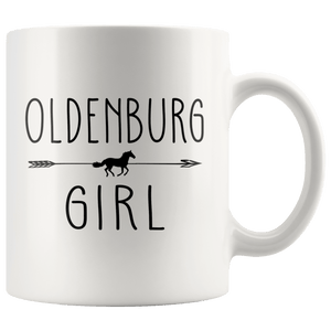 RobustCreative-Oldenburg Horse Girl Gifts Horses Lover Riding Racing - 11oz White Mug Riding Lover Gift Idea