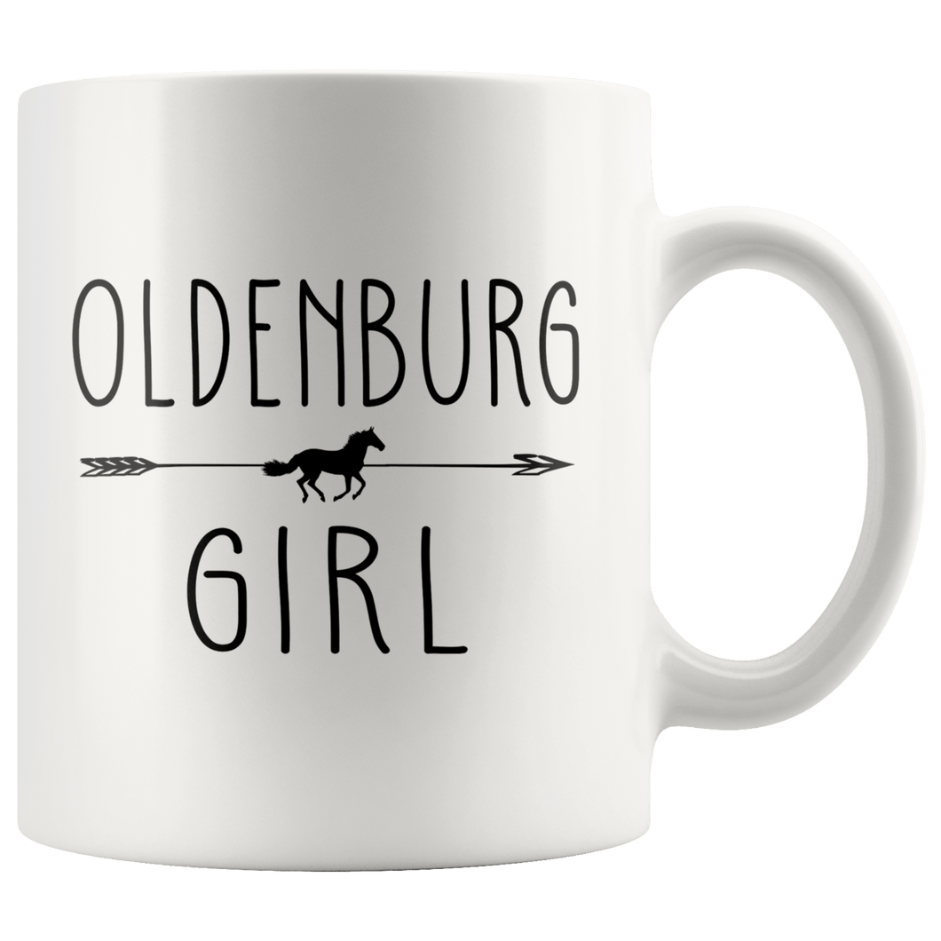 RobustCreative-Oldenburg Horse Girl Gifts Horses Lover Riding Racing - 11oz White Mug Riding Lover Gift Idea