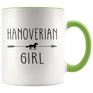 RobustCreative-Hanoverian Horse Girl Gifts Horses Lover Riding Racing - 11oz Accent Mug Riding Lover Gift Idea