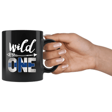 Load image into Gallery viewer, RobustCreative-Finland Wild One Birthday Outfit 1 Finn Flag Black 11oz Mug Gift Idea
