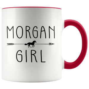 RobustCreative-Morgan Horse Girl Gifts Horses Lover Riding Racing - 11oz Accent Mug Racing Lover Gift Idea