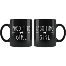 Load image into Gallery viewer, RobustCreative-Paso Fino Horse Girl Gifts Horses Lover Riding Racing - 11oz Black Mug Racing Lover Gift Idea
