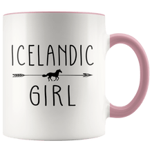 Load image into Gallery viewer, RobustCreative-Icelandic Horse Girl Gifts Horses Lover Riding Racing - 11oz Accent Mug Riding Lover Gift Idea
