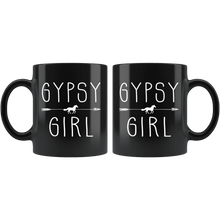 Load image into Gallery viewer, RobustCreative-Gypsy Horse Girl Gifts Horses Lover Riding Racing - 11oz Black Mug Riding Lover Gift Idea
