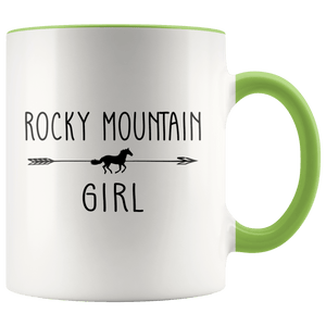 RobustCreative-Rocky Mountain Horse Girl Gifts Horses Lover Riding Racing - 11oz Accent Mug Riding Lover Gift Idea