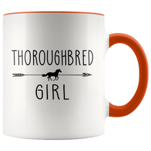 Load image into Gallery viewer, RobustCreative-Thoroughbred Horse Girl Gifts Horses Lover Riding Racing - 11oz Accent Mug Riding Lover Gift Idea
