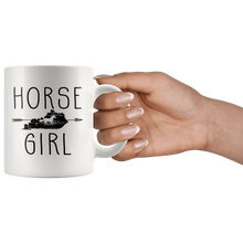 Load image into Gallery viewer, RobustCreative-Kentucky Horse Girl Gifts Kentuckian Shape Country for women - 11oz White Mug Riding Lover Gift Idea
