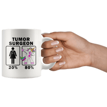 Load image into Gallery viewer, RobustCreative-Tumor Surgeon Dabbing Unicorn 20 80 Principle Superhero Girl Womens - 11oz White Mug Medical Personnel Gift Idea
