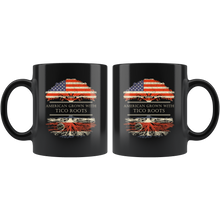 Load image into Gallery viewer, RobustCreative-Tico Roots American Grown Fathers Day Gift - Tico Pride 11oz Funny Black Coffee Mug - Real Costa Rica Hero Flag Papa National Heritage - Friends Gift - Both Sides Printed
