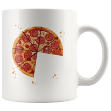 Load image into Gallery viewer, RobustCreative-Matching Pizza Slice s For Daddy And Son Father of Two White 11oz Mug Gift Idea
