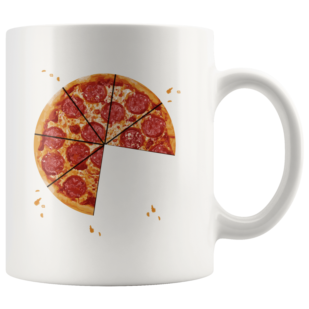 RobustCreative-Matching Pizza Slice s For Daddy And Son Father of Two White 11oz Mug Gift Idea